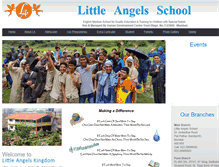 Tablet Screenshot of littleangelsindia.com